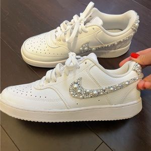 Bejeweled Wedding Nikes